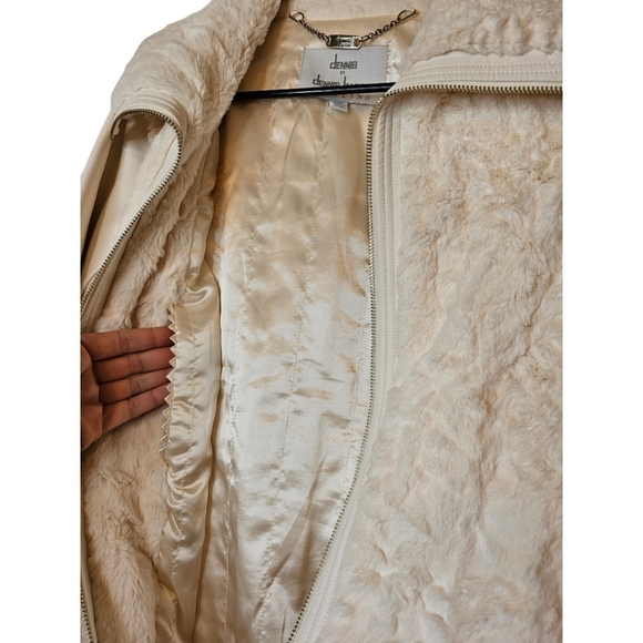 Dennis Besso Vegan faux Fur & Leather Jacket. Removable sleeves - Picture 8 of 9